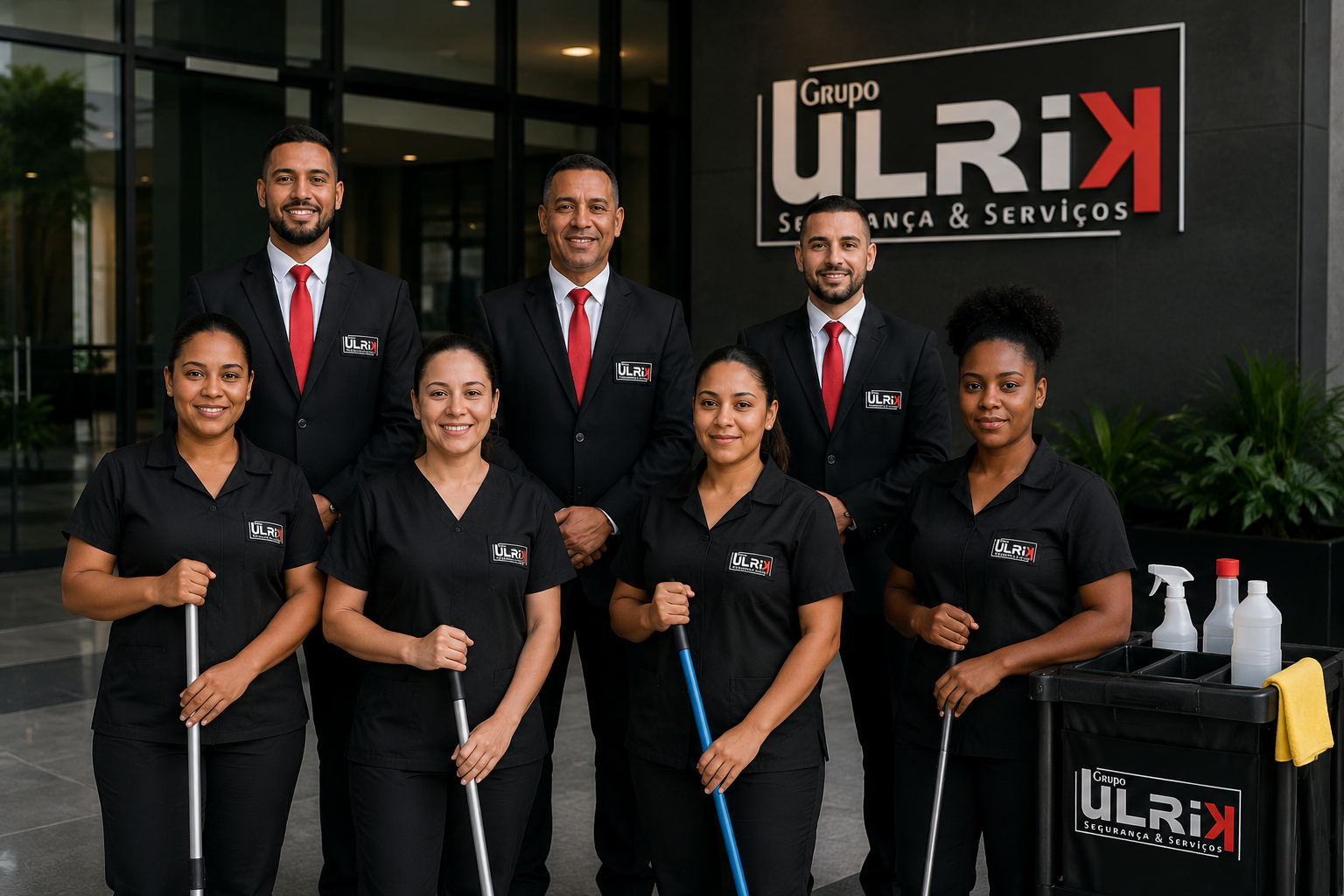 Equipe Grupo Ulrik na sede em São Bernardo do Campo